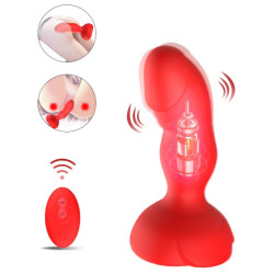 MyPlayToys Plug vibrant Rosy Juliet 10 x 3.5cm Rouge